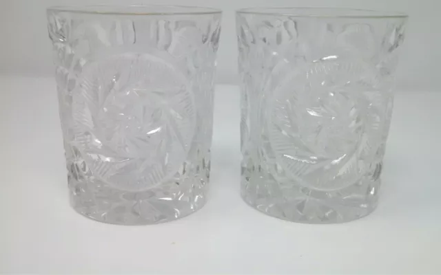 Vintage double old fashioned glasses