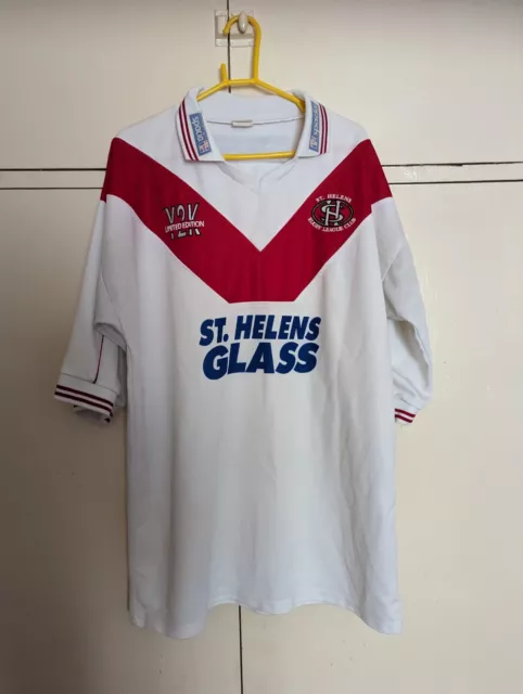 St. Helens 2000 Rugby League Home Shirt - Size 42/44