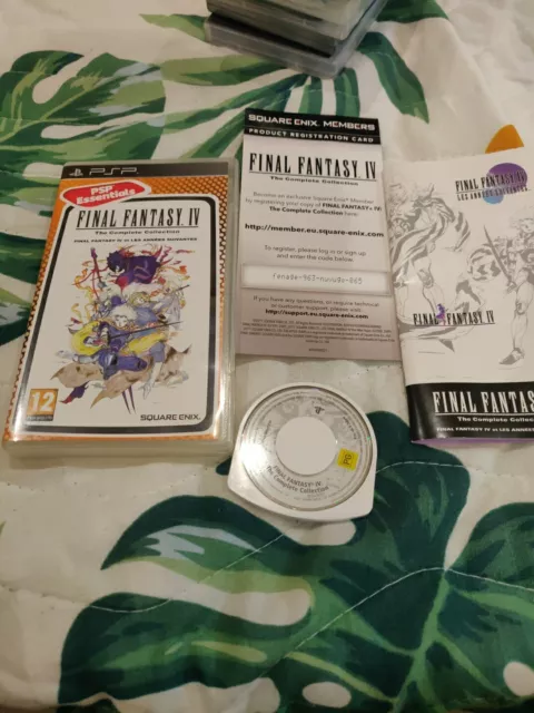 Jeu Sony PSP Final Fantasy IV the complete collection Fra Avec Notice