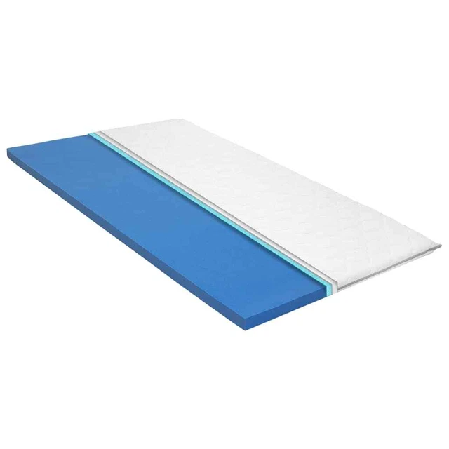 Newentor® Coprimaterasso 80 x 200 cm, H2 H3, coprimaterasso 80 x 200 cm, in schiuma gel, opaco 80 x 200 cm, per letto a molle, rivestimento in schiuma fredda, altezza 7 cm