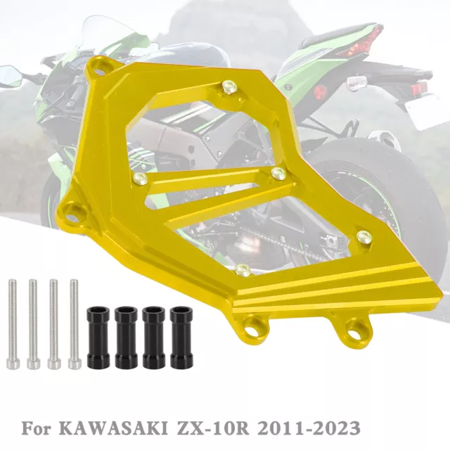 Front Sprocket Cover Chain Guard For KAWASAKI Ninja ZX-10R ZX10R 2011-23 Gold