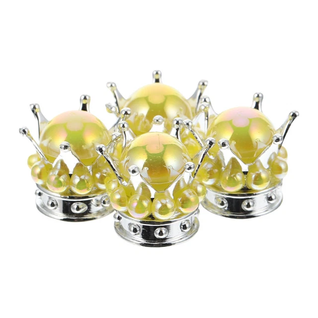 4 pz tappi pressione pneumatici corona cyclette bicicletta strass