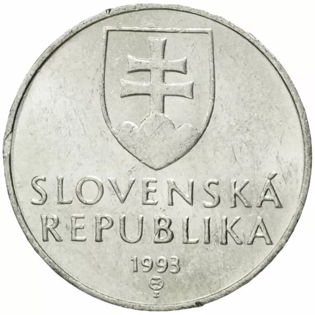 [#432227] Münze, Slowakei, 10 Halierov, 1993, SS, Aluminium, KM:17