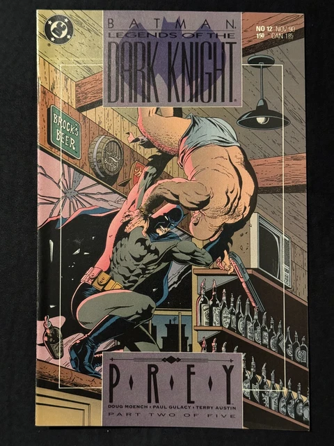 Batman, Legends of Dark Knight #12, Nov 1990, Prey Storyline (combine ship ok)