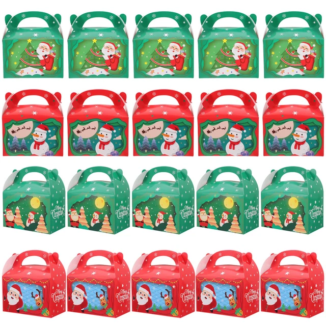 Scatola regalo carta con dolci natalizi scatola regalo decorativa scatola