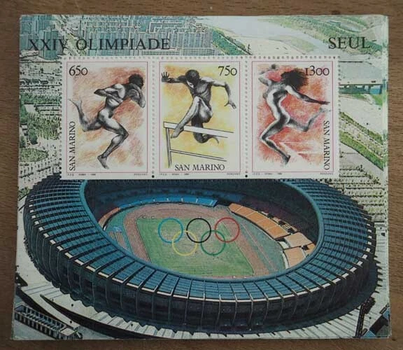 1988 San Marino; 20 komplette Jahrgänge mit Bl. 11, **/MNH, ME 934,- 2