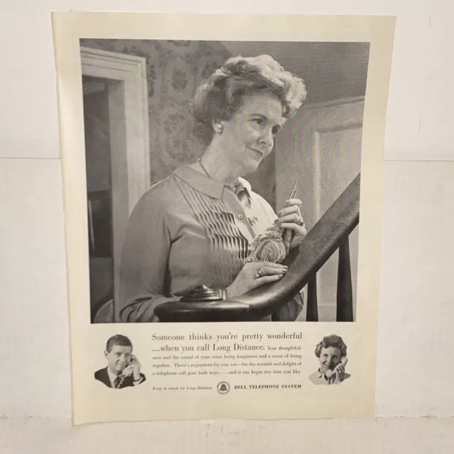 Vintage 1961 Bell Telephone System Magazine Print Advertisement