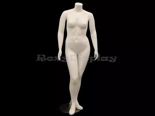 Female Fberglass Plus Size Headless Mannequin Dress Form Display #MD-PLUSBW2