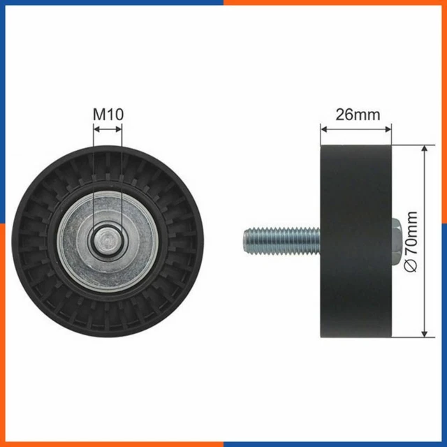 Galet tendeur de courroie d'accessoire pour ALFA ROMEO | 51758383, FI19780