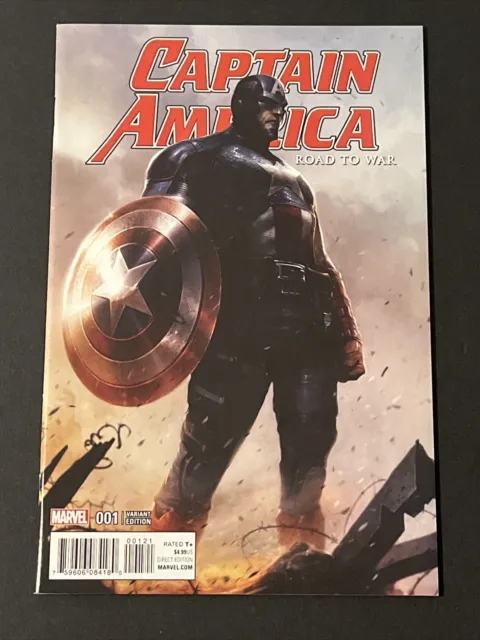 Captain America: Road To War #1 VFNM 2016 Marvel Variant Francesco Mattina