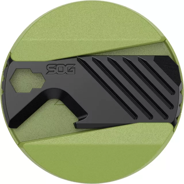 Magnetic Stainless Steel PopGrip SOG Multi Tool - Moss Green