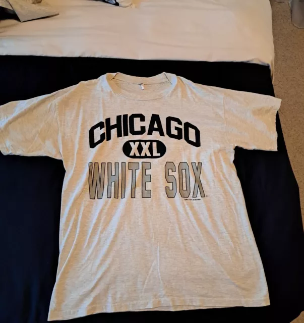 Vintage 1994 Logo 7 MLB Chicago White Sox T-Shirt Size Extra Large Great Cond.