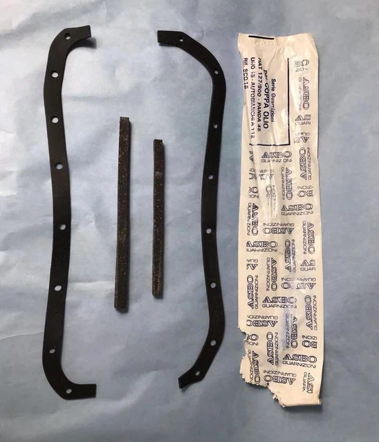 FIAT 600,850,127,Panda,Uno AUTOBIANCHI A112 OIL SUMP SEAL guarnizioni coppa olio