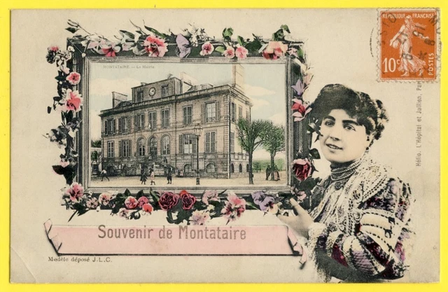 CPA France 60 - SOUVENIR de MONTATAIRE en 1917 (Oise) La MAIRIE