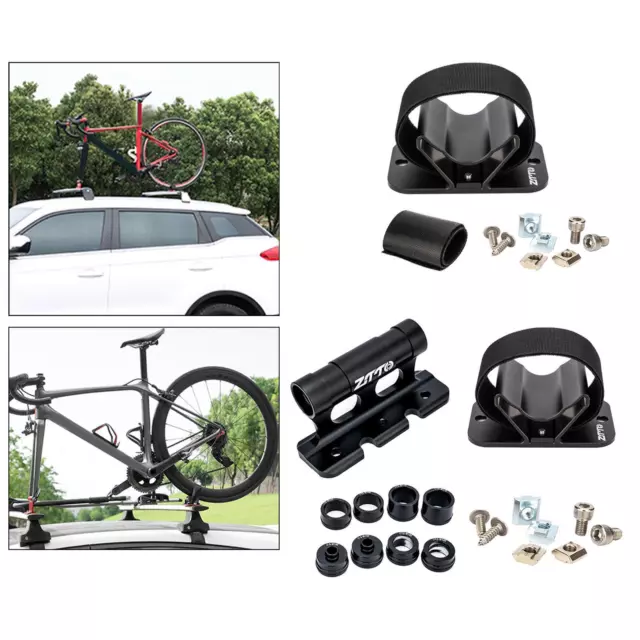 Bike Block Fork Mount Bike Stand Quick Release Car Roof Rack Carrier Holder