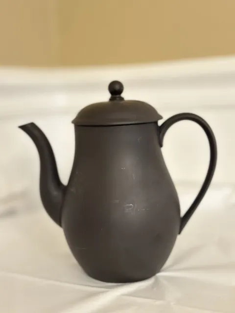 Vintage Wedgewood Basalt Black Coffee/Tea Pot