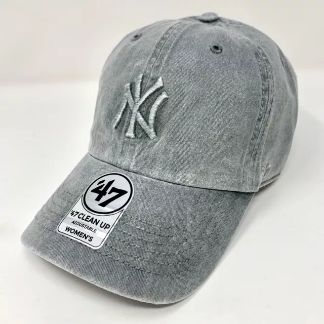 47 Brand Clean Up New York Yankees Hat Women’s Gray