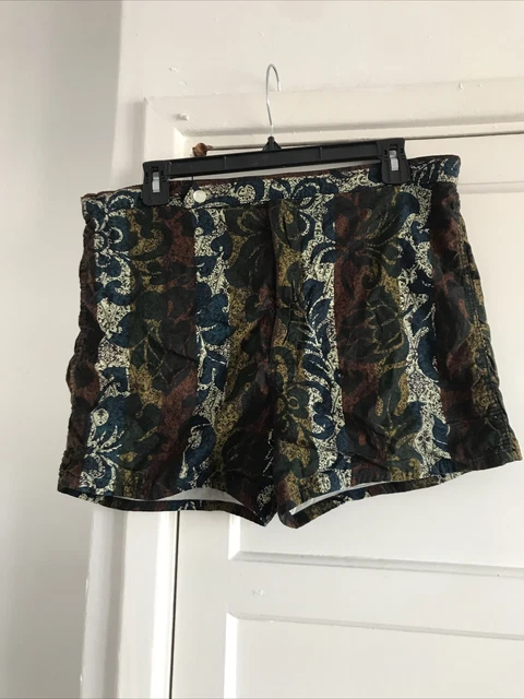 Catalina Calicalifornia Pantaloncini Da Surf Vintage Usa Anni '50 60 Bauli Da Bagno Stampa Batik