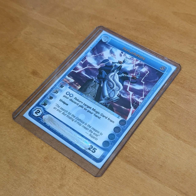 NAJARIN 50/25/90/30/25 Rare COPPER First Edition Chaotic Card NM