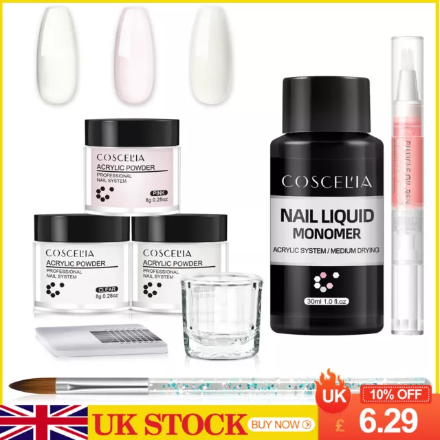 Acrylic Nail Starter Kit Acrylic Powder & Liquid Starter Set with Manicure Tools
