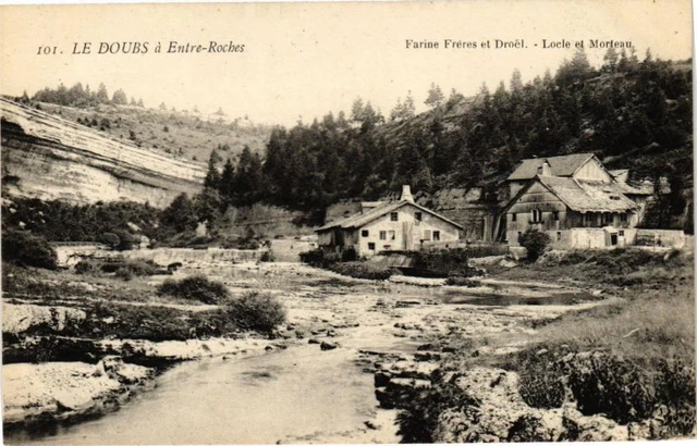 CPA Le DOUBS a Entre-Roches - Flour Breres et Drét - Locle et MORTAL (183341)