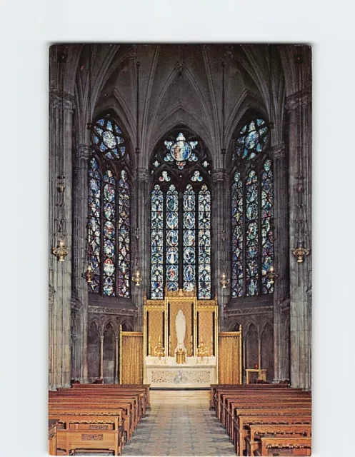 Postcard Our Lady of New York Lady Chapel St. Patrick's Cathedral USA