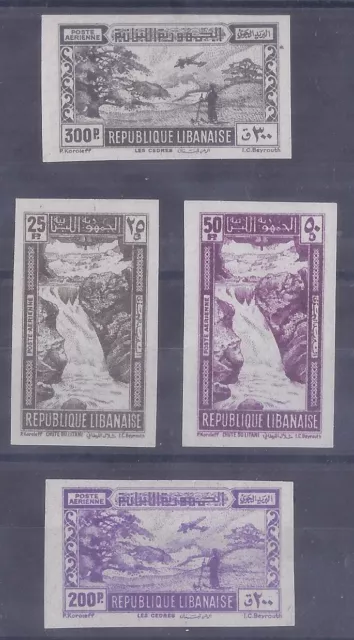 colonies françaises - GRAND LIBAN - Pa n° 97 à 100** ND