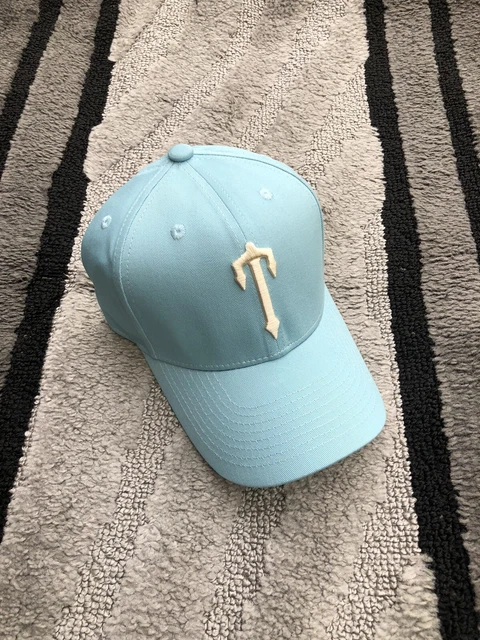 TRAPSTAR CAP IRONGATE Baseball Hat Baby blue TLogo UKSeller 