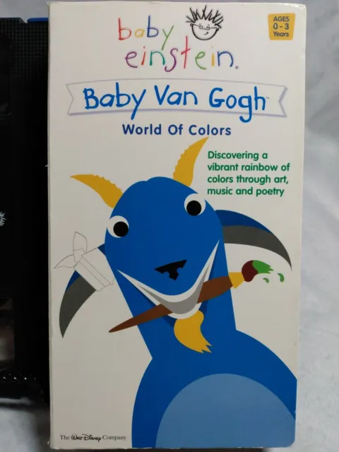 Walt Disney Baby Einstein Baby Van Gogh World Of Colors VHS 2002