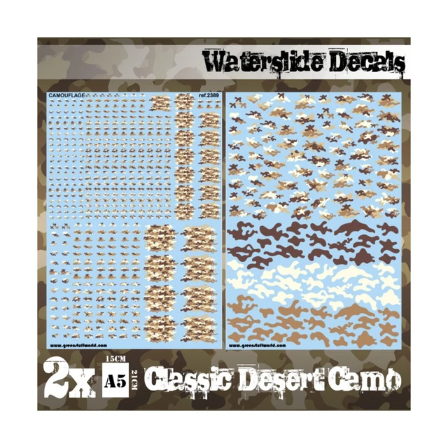 Green Stuff World Decals Classic Desert Camo New