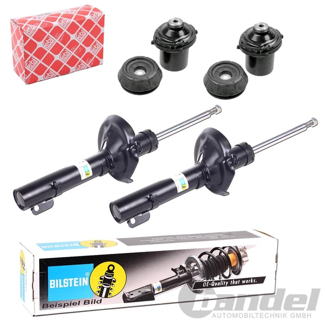 2 ammortizzatori Bilstein + cuscinetto domino Febi anteriore adatto per Opel Combo