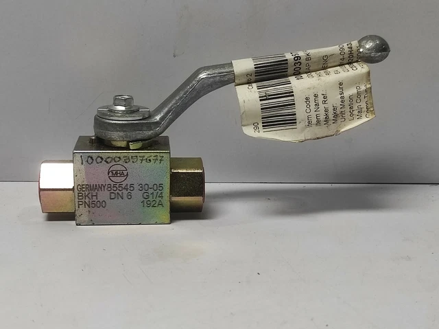 BKH DN6 G1/4 PN500 192A Mha Zentgraf   vendite Italia