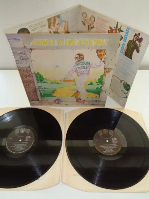 Elton John-Goodbye Yellow Brick Road.rare! 1St Uk Tranco Press N/M Vinyl Lp 1973