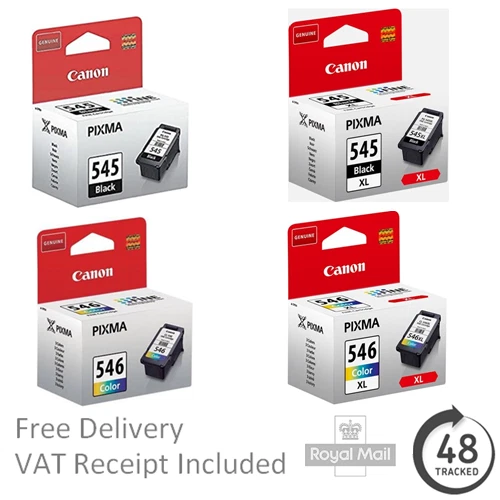 GENUINE CANON PG545/XL & CL546/XL Ink Cartridges For Canon Pixma