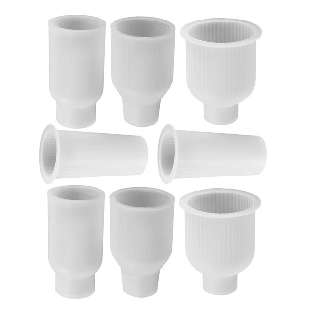3 Stampi In Silicone Per Resina E Gesso – Forme Rotonde, Esagonali E Ovali, Per Candele E Fai Da Te