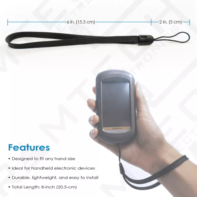 Universal Hand/Wrist Strap for Garmin Rino 110 120 130 530 530HCx Handheld GPS
