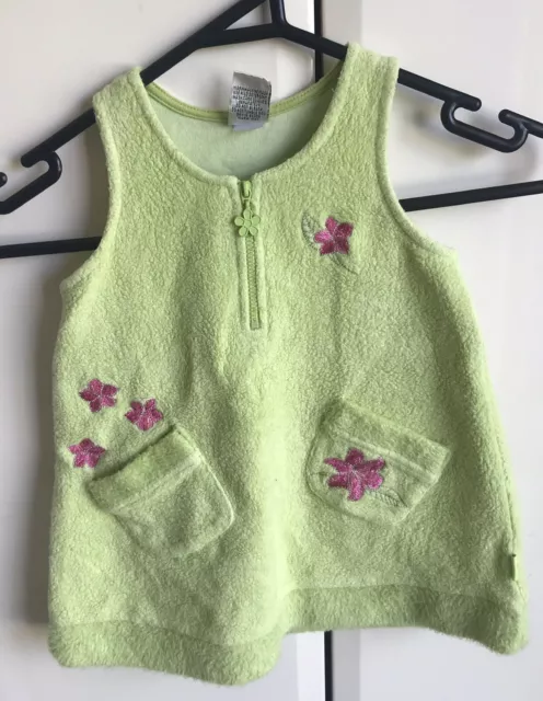 Pumpkin Patch ~ Girls Retro Fleece Pinafore/Dress ~ Size 1 ~ So cute 2