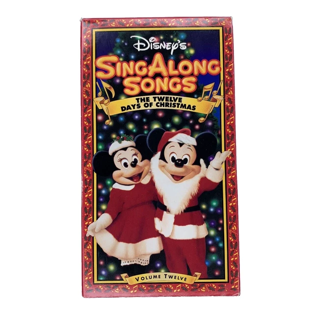 DISNEY SING ALONG Songs The Twelve Days of Christmas (VHS, 1993) £5.64