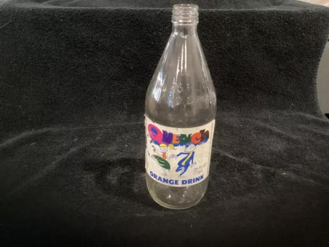 Vintage Soft Drink Bottle, Quench 26 FL OZ