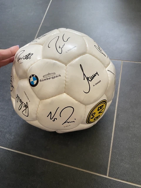 Borussia Dortmund Miniball Signature 2024/25 - Offizieller BVB Unterschriftenball Größe 1