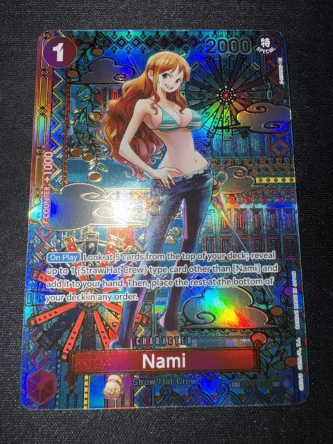 Nami Sp Special English Op01-016 Alt Op05 Awakening New Era One Piece Card Game