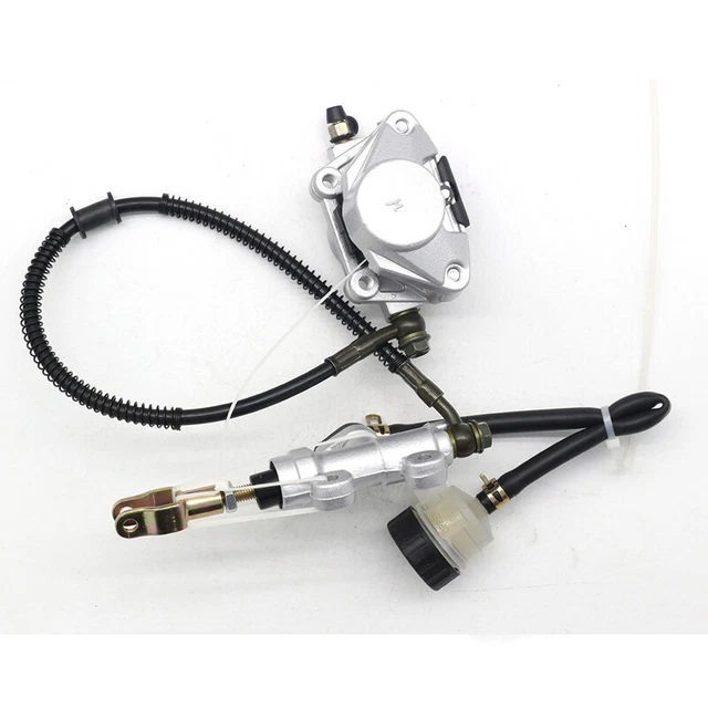 Hydraulic Rear Disc Brake Caliper w/Master Cylinder Brake Pads Foot Brake×1