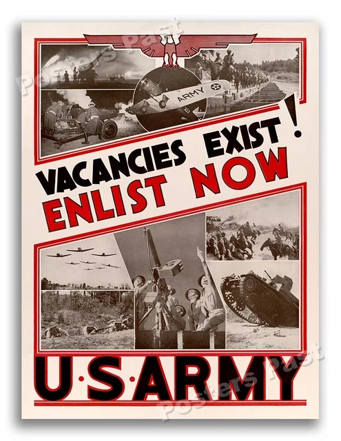 1942 'Man The Guns - Join The Navy' Vintage WW2 Recruiting Poster - 24x36 Reproduction