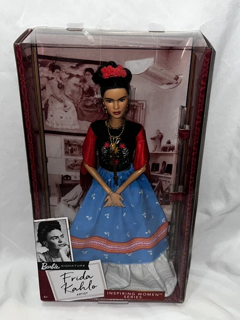 NEW Frida Kahlo Mattel Barbie Doll Inspiring Women Series Mexican Artist NRFB