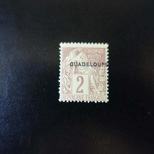 France Colonie Guadeloupe N°15 Neuf ** Luxe Mnh