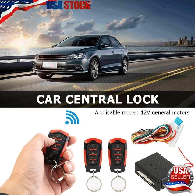 Car Remote Central Door Lock Locking Kit Keyless Entry Alarm System 410/T111