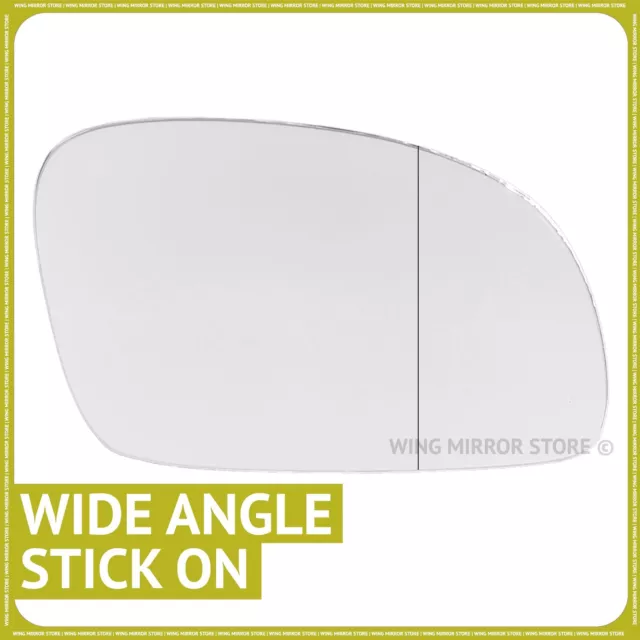 Right hand driver side for VW New Beetle 2003-2010 Wide Angle wing mirror glass