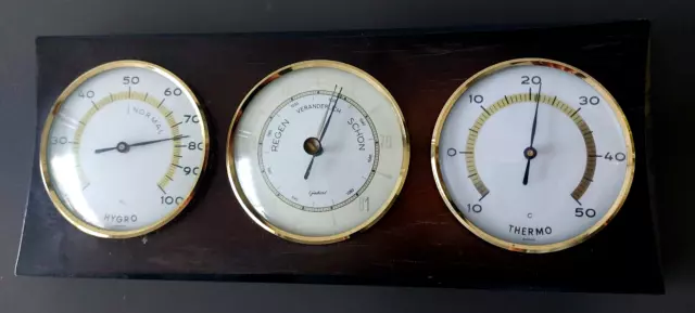 Alte Wetterstation - Barometer - Thermometer von GISHARD