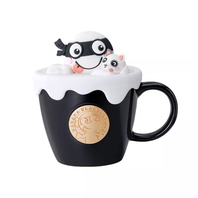 Anime Naraka: Bladepoint 300ml Black Gold Mugs Coffee Milk Tea Ceramics Cup