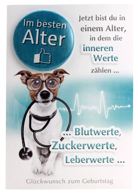 Twizler Funny Card – Lustige Grußkarte Mit Mann, Hund & 5 Pence-Tüte, Blanko Innen